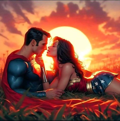 Superman Wonder Woman Couple, Wonder Woman And Superman, Wonder Woman Quotes, Superman Love, Superhero Pictures, Superman And Wonder Woman, Super Couple, Supergirl Superman, Supergirl Dc