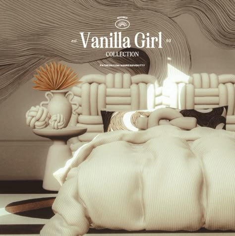 Vanilla Girl Aesthetic Collection Sims 4 Soft Life Cc, Sims 4 Cc Aesthetic Bed, Sims Coquette House, Sims 4 Cc Bedding Patreon, Sims 4 Aggressivekitty Cc, Sims 4 Cc Bed Functional, Sims4 Cc Furniture Urban, Sims 4 Cc Dreamgirl, Sims 4 Cc Expensive Furniture