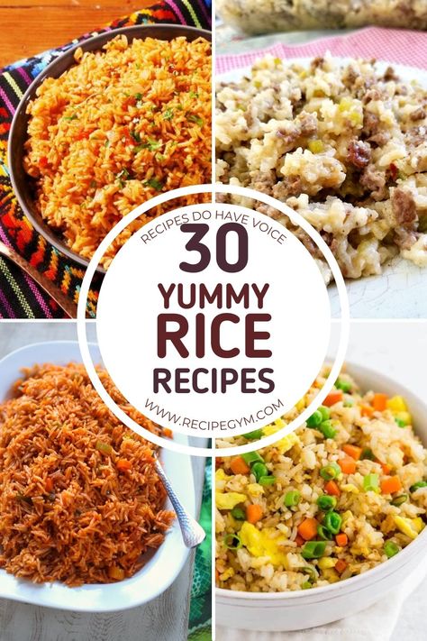 Easy Yummy Rice Recipes, Rice Different Ways, Delicious Rice Dishes, Gourmet Rice Recipes, Good Rice Recipes Simple, Flavored Rice Recipes Easy, One Dish Rice Meals, Rice Dish Ideas, Super Rice Recipe