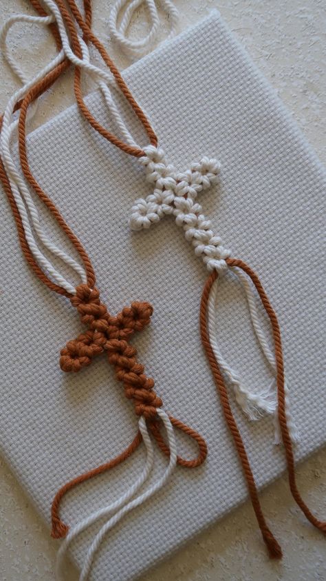 Macrame • Handmade • Tutorial • Fiber Arts | let’s make macrame cross with flower pattern🌸 what do you think? let me know if you need slower tutorial🩷 #macrameflower #macramecross #… | Instagram Knotted Bracelet Tutorial, Macrame Cross Tutorial, Chinese Crown, Diy Macrame Plant Hanger Pattern, Macrame Cross, Macrame Plant Hanger Pattern, Crown Knot, Plant Hanger Pattern, Macrame Products