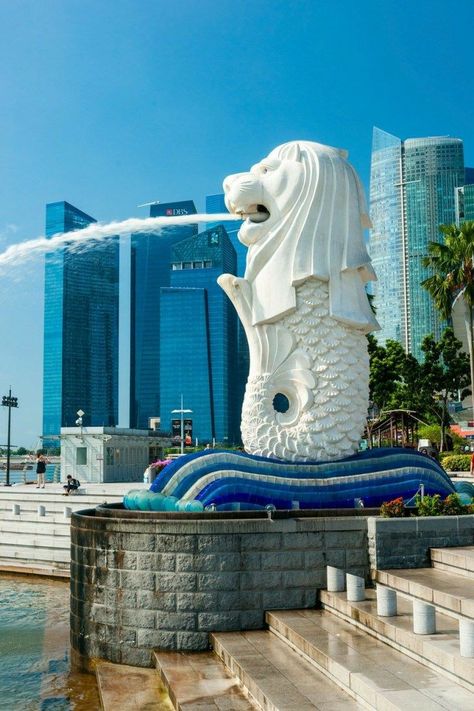 Singapore Merlion, Singapore National Day, Singapore Vacation, Singapore Art, Singapore City, Fu Dog, Visit Singapore, Cool Pictures For Wallpaper, Singapore Travel