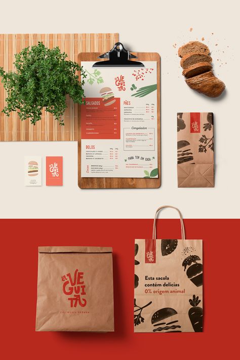 Food Identity Design, Food Branding Ideas, Design Packaging Food, Food Branding Design, Restaurant Branding Identity, Healthy Food Branding, Architecture Restaurant, Bar Restaurant Design, Vegan Design