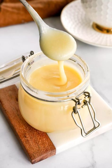 Unsweetened Condensed Milk, Sugar Free Condensed Milk, Bundt Cake Glaze, Condensed Milk Recipe, Homemade Sweetened Condensed Milk, Homemade Condensed Milk, Homemade Hollandaise Sauce, Coconut Milk Uses, Desserts Keto