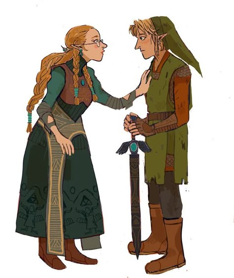 Dragon Zelda, Pike Trickfoot, Zelda Au, Link And Zelda, Princesa Zelda, Botw Zelda, Arte Nerd, Aye Aye, Link Zelda