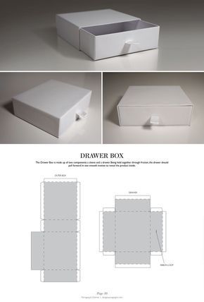 comment fabriquer boite a bijoux en carton Packaging Dielines, Hadiah Diy, Packaging Diy, Packaging Template, Box Packaging Design, Packing Design, Diy Gift Box, Drawer Box, Diy Cardboard