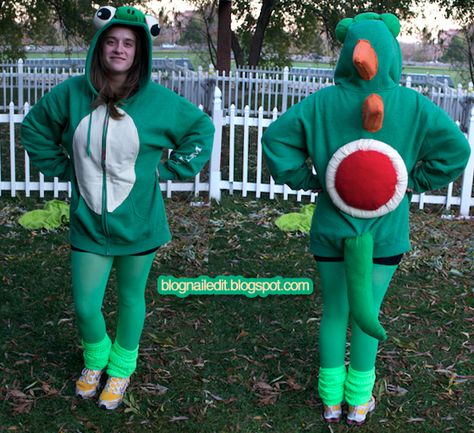 Yoshi Halloween Costume Yoshi Halloween, Super Mario Bros Costumes, Mario Kart Costumes, Yoshi Costume, Mario Bros Costume, Mario Halloween Costumes, Design For Nails, Super Mario Costumes, Mario Costume