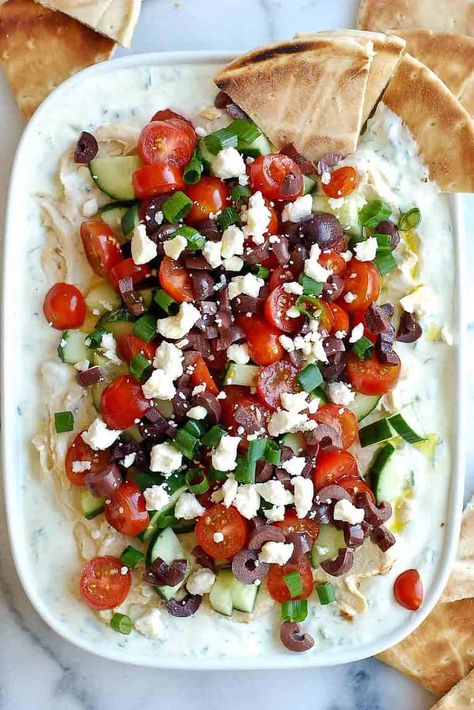 Easy 7 Layer Greek Dip | Front Range Fed