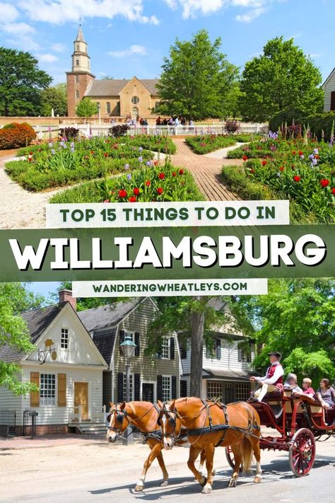 15 Best Things to Do in Williamsburg Virginia! In this Williamsburg travel guide you'll discover the top attractions in Williamsburg VA, where to drink, and more! | Virginia travel | things to do in Virginia | activities in Williamsburg | museums in Williamsburg | attractions in Virginia | activities in Virginia | tours in Williamsburg | where to eat in Williamsburg | sights in Williamsburg | historic locations in Virginia | places to visit in Virginia | USA travel | #Williamsburg #Virginia Things To Do Virginia, Virginia Things To Do, Visiting Virginia, Things To Do In Virginia, Virginia Bucket List, Things To Do In Williamsburg Virginia, Things To Do In Jamestown Virginia, Fun Things To Do In Williamsburg Va, Free Things To Do In Williamsburg Virginia