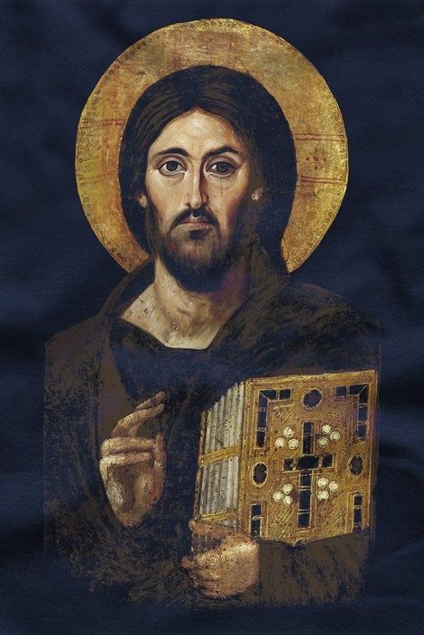 Christ Pantocrator, Orthodox Christian Icons, Jesus Christ Artwork, Religious Pictures, Christian Images, Jesus Christ Art, Catholic Images, Jesus Painting, Christian Symbols