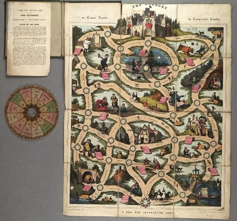 15 Centuries-Old Board Games | Mental Floss Maze Board Game Design, Antique Board Games, Board Games Design, Board Game Map, Fantasy Board Games, Larp Props, Library Games, Bored Games, Old Board Games