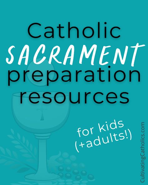 Looking for Catholic sacramental preparation resources? Look no further! Below are some great ways to help prepare for Catholic Confirmation preparation, First Communion preparation, and Confession preparation! Preparing to receive the sacraments is a very special time in a child’s (or adult’s) life! Not only is the experience full of spiritual fulfillment, but it creates […] Confirmation Retreat Ideas Catholic, Catholic Confession, Sacrament Of Penance, Spiritual Fulfillment, Seven Sacraments, Catholic Sacraments, Catholic Confirmation, Boys First Communion, Catholic Education