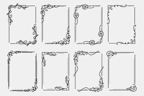 Frame Svg Images - Free Download on Freepik Book Bookmarks, Ornamental Frame, Vintage Scrapbook Paper, Frame Ornament, Scrapbook Frames, Doodle Frame, Birthday Collage, Cute Frames, Free Business Card Mockup