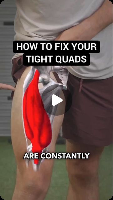 Conor Harris on Instagram: "Do you feel like your quads are chronically tight? Instead of constantly stretching, let’s try to think about why they’re tight in the first place" Stretch Quads Muscle, How To Stretch Your Quads, How To Stretch Quads, Quad Stretches Tight, Stretch Quads, Stretching Quads, Quad Stretches, Neck And Shoulder Exercises, Quad Muscles