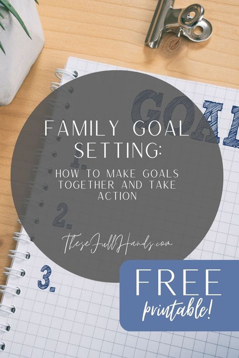 Family goal setting is a great way to work together to create the family atmosphere and culture that truly reflects the people in it. Kids learn valuable skills with setting goals and creating a plan to reach them. Use this FREE PRINTABLE and this approach to build your unique family atmosphere and culture. Family Strategic Planning, Family Goal Planning Free Printable, Setting Family Goals, Family Goal Planning, Family Goal Setting Worksheet, Family Vision Board Ideas Goal Settings, Yearly Family Planning, Family Yearly Planning, Kids Goal Setting