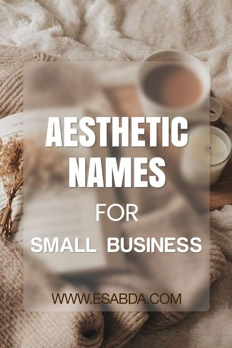 Aesthetically presenting your small business name can help you engage with your target customer. Here are some Aesthetic small business names. Creative Business Names List, Reel Cover Design, Fonts For Procreate, Cute Business Names, Boutique Names Ideas, Names For Companies, Canva Fonts Aesthetic, Find A Business Name, Easy Small Business Ideas