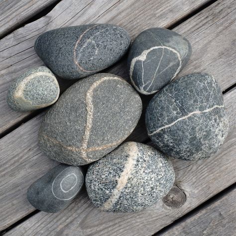 The second in a series featuring beach stones found along the shorelines of Lake Michigan, offering photos and info about syenite, rhyolite, pumice, dolomite, quartz, wishing stones, heart stones, quartzite, Presque Island serpentinite, diabase, pegmatite, conglomerate and banded metamorphic rocks! Rock Identification Pictures, Rock Polishing, Shell Hunting, Stone Identification, Lake Michigan Stones, Collecting Rocks, Pudding Stone, Michigan Rocks, Crystals Magic