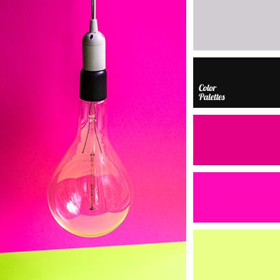 Color Palette  #4242 Flat Bedroom, In Color Balance, Neon Colour Palette, Color Palette Ideas, Color Palette Yellow, Pink Color Schemes, Color Schemes Colour Palettes, Palette Ideas, Color Palette Bright