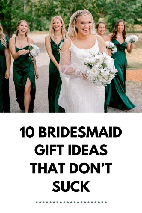 Looking for unique and heartfelt gifts for your bridesmaids? Look no further! We've rounded up the best bridesmaid gift ideas that your squad will adore. Get the full list here! Clever Bridesmaid Gifts, Bridesmaid Gifts Morning Of Wedding, Funny Bridesmaids Gifts, Simple Bridesmaid Gift Ideas, Bridesmaid Diy Gifts, Bridesmaids Gifts For Wedding Day, Bridesmaid Personalized Gift, Gift Ideas For Maid Of Honor, Best Bridesmaids Gifts