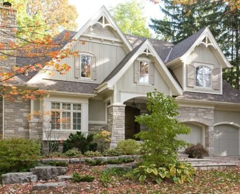 gallery-mineola-cottage-02 Traditional Home Exterior, New House Exterior, Exterior House Ideas, Craftsman Exterior, Pretty Houses, Cottage Exterior, Beautiful Houses, Exterior Paint Colors, Exterior Home