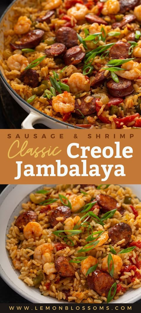 Cajun Stew Recipes, Jambalaya Recipes Easy, Quick Sausage Dinner, Creole Fried Rice, Big Pot Recipes, New Orleans Inspired Food, Gumbo Rice, Cajun Shrimp Jambalaya Recipe, Crawfish Jambalaya Recipes