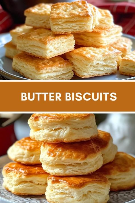 BUTTER BISCUITS Buttermilk Biscuits Pioneer Woman, Rolled Biscuit Recipe, No Knead Biscuits, Whole Milk Biscuits, Buttery Flaky Biscuits, Stand Mixer Biscuits, Biscuits For Soup, Healthy Buttermilk Biscuits, Big Biscuits Homemade