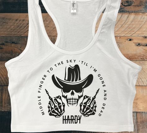 Grab your Hardy tank for all the summer country concerts coming up!! #hardy #wallen #texascountry #countrymusic #bandtshirt Hardy Country Singer Shirts, Hardy Concert Outfit, Country Outfits Women Summer, Country Concert Tank Tops, Hardy Concert, Western Outfits Women Summer, Stagecoach Outfit, Hardy Shirts, Skull Cowboy