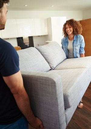 New Homeowner Tips - Moving Couple Carrying, Cleanse Your Home, Furniture Images, Homeowner Tips, Rearranging Furniture, Bob Vila, Moving Furniture, Tibetan Singing Bowls, Salon Furniture