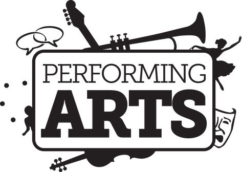 Performing Arts Logo, Arts Logo, Music Clipart, Model Training, Visual And Performing Arts, Christmas Concert, Simple Designs To Draw, Art Courses, College Fun