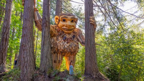 Explore the Pacific Northwest with Northwest Trolls: Way of the Bird King Adventures – Official Blog Scan Design, Environmental Artist, King Photo, Bainbridge Island, Geocaching, Breath In Breath Out, Photo Tree, The Pacific Northwest, Public Art