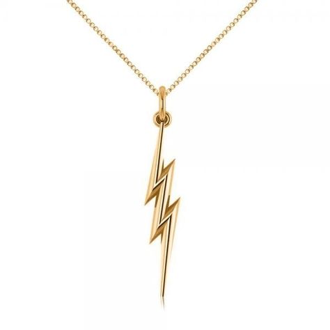 Get it from Allurez for $399. Available in 3 colors, lengths 16 inch and 18 inch, with free shipping. Allurez Jewelry, Lightning Pendant, Harry Potter Accessories, Lightning Bolt Necklace, White Gold Pendant Necklace, Beautiful Pendant Necklace, Metal Jewellery, Drop Pendant Necklace, Yellow Gold Necklace