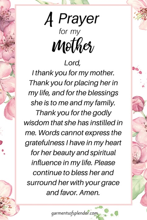 Pray For Mother, Prayers For Mothers, Prayer For Deceased, Sunday Prayers, Mothers In The Bible, Hunter's Prayer, Birthday Message For Mom, Prayer Challenge, Prayers For Family