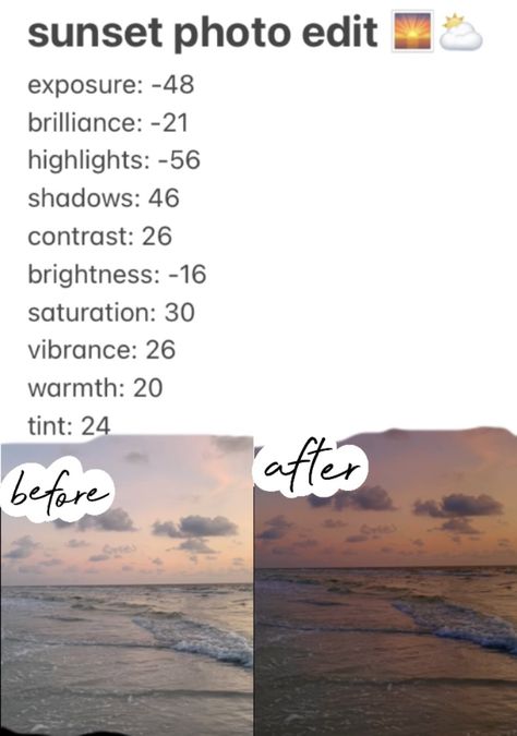 these are the BEST settings to edit a beautiful beach picture using your camera roll! Best Beach Filters, Beach Preset Iphone, Iphone Editing Hacks Beach, Beach Edits Iphone, Camera Roll Editing Beach, Editing Sky Pictures, Instagram Edit Ideas Pictures, Beach Pictures Filters, Preset Lightroom Aesthetic Beach