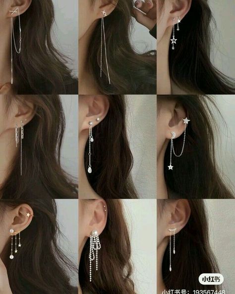 Simplistic Jewelry, Pendulum Earrings, Fancy Accessories, Neck Pieces Jewelry, Aesthetic Accessories, Korean Jewelry, Jewelry Accessories Ideas, Fancy Hairstyles, Girly Accessories