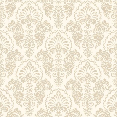 Damask seamless pattern background | Free Vector #Freepik #freevector #background #pattern #flower #vintage Classy Background, Classy Pattern, Wallpaper Office, Elegant Background, Patron Vintage, Seamless Wallpaper, Vector Background Pattern, Flower Vintage, Seamless Textures