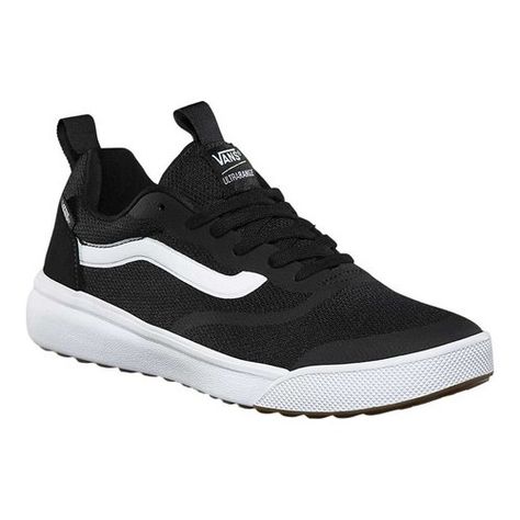 Vans UltraRange Rapidweld Sneaker - Black/White Mesh Sneakers White Mesh Sneakers, Tennis Vans, Mens Vans Shoes, Vans Ultrarange, Tenis Vans, Vans Outfit, Sneakers Vans, Mesh Sneakers, Vans Sneakers