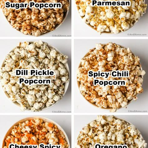 Seasonings For Popcorn, White Cheddar Popcorn Seasoning, Salted Caramel Popcorn Recipe, Fresh Popcorn, Popcorn Salt Recipes, Cheesy Popcorn Recipe, Salty Popcorn Recipes, Stove Top Popcorn Recipes, Seasoned Popcorn