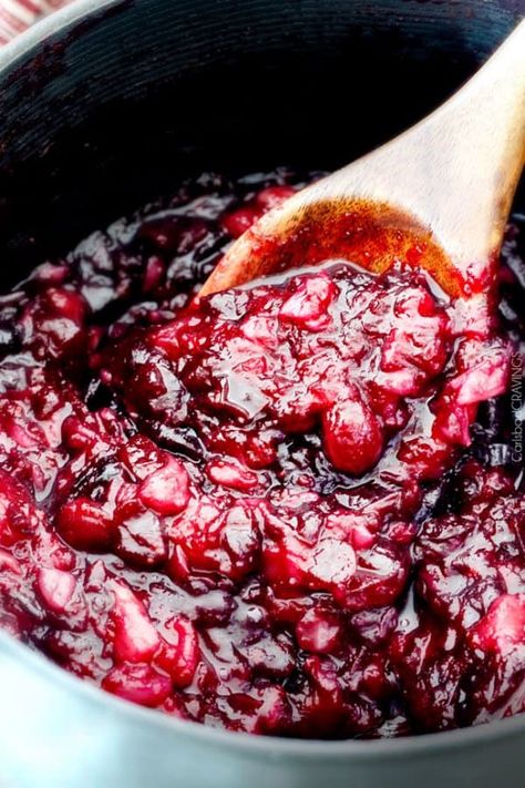 Cranberry Sauce Slow Cooker, Holiday Crockpot, Best Cranberry Sauce, Pineapple Sauce, Carlsbad Cravings, Cranberry Relish, Cranberry Sauce Recipe, Vegan Thanksgiving Recipes, Cranberry Sauce Homemade