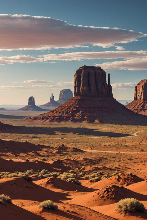 Unveiling the Majesty of Monument Valley 🏜️ Arizona Desert, Monument Valley Arizona, Navajo Nation, Arizona Landscape, Painting Art Lesson, Iconic Landmarks, Adventure Awaits, Monument Valley, Wonders Of The World