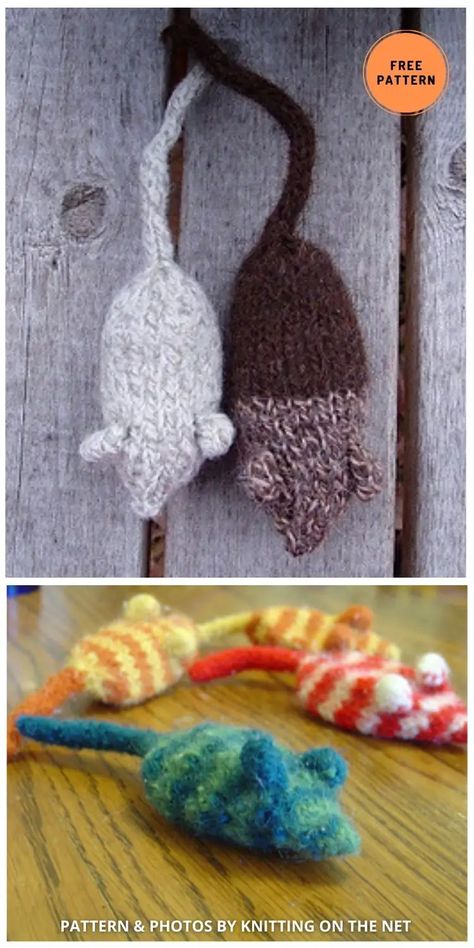 6 Free Cute Cat Toy Knitting Patterns. These Free Cute Cat Toy Knitting Patterns are curated by The Knit Crew. Knitted Mouse, Toy Knitting Patterns, Knitted Cat, Knitting Supplies, Cat Toy, Classic Toys, Cat Theme, Knitted Toys, Knitting Inspiration