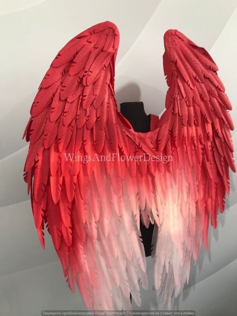 null # amreading # books # wattpad Red Angel Wings, Wings Inspiration, Angel Wings Costume, Cosplay Wings, Diy Angels, Diy Wings, White Angel Wings, Wings Art, Wings Costume