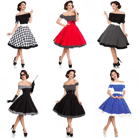 1950 Poodle Skirt Outfits, Outfits From The 50s, 50 Dresses Vintage 1950s, 1950s Party Outfit, Ropa Retro 80s, 50's Outfits 1950s, 1950's Outfits, 50s Party Outfit, Fashion In The 80s