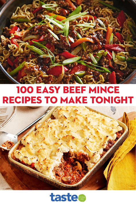 Recipes Using Minced Beef, Minced Beef And Potato Recipes, Recipes For Minced Beef, Quick Minced Beef Recipes, Minced Meat Recipes Easy, Savoury Mince Recipe, Beef Mince Dinner Ideas, Savoury Minced Beef Recipes, Mince Recipes Beef