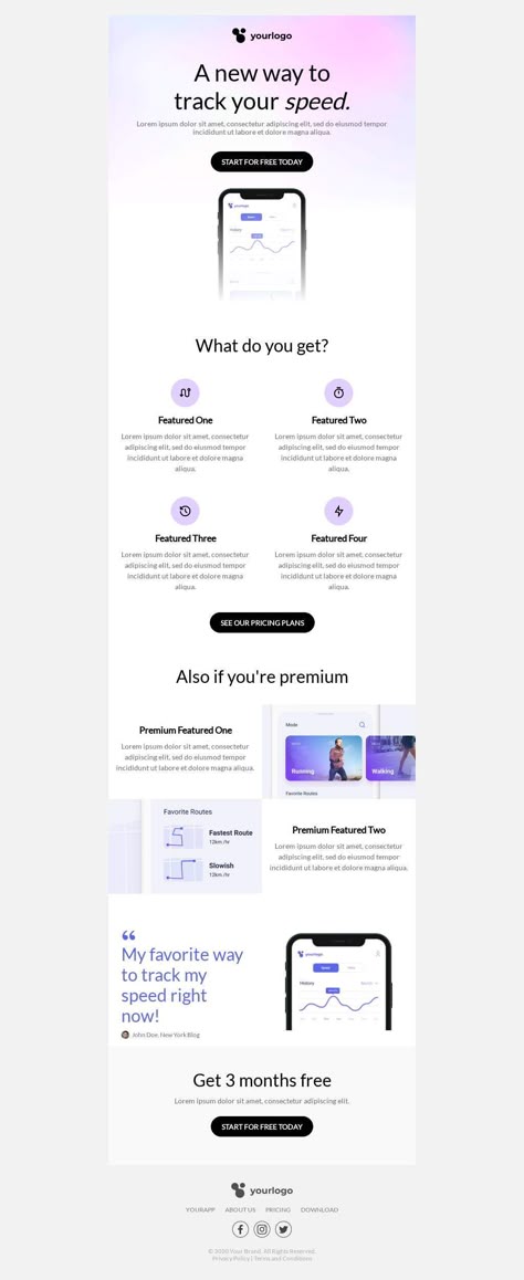 App Email Design, App Features Design, Mailchimp Email Template, Infographic Email Design, Edm Template Design, Onboarding Email Design, Testimonials Email Design, Apple Email Design, Lululemon Graphic Design