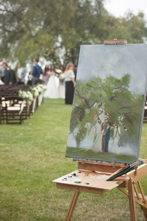 Painting Wedding Ceremony, Wedding Ceremony Painting, Art At Wedding, Live Wedding Painting First Dance, Live Wedding Painting Ceremony, First Dance Painting, Wedding Reception First Dance, Live Event Painting, Wedding Artist Painting