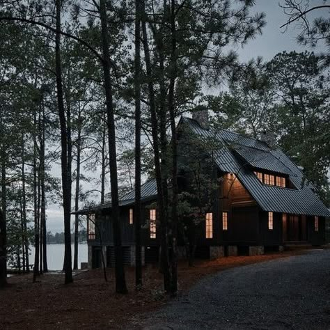 Dark Lake House Aesthetic, Creepy Lake House, Lake House Dark Aesthetic, Home Before Dark Riley Sager Aesthetic, House By The Lake Aesthetic, The Ravenhood Series Aesthetic, Twilight Aesthetic House, The House Across The Lake Book Aesthetic, The House Across The Lake Book