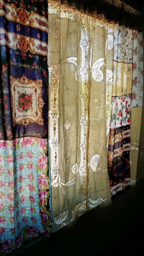 Boho Chic Interior Design, Rideaux Shabby Chic, Rideaux Boho, Cortinas Boho, Curtains Boho, Chic Bedroom Design, Bohemian Bedroom Design, Hippy Room, Shabby Chic Curtains