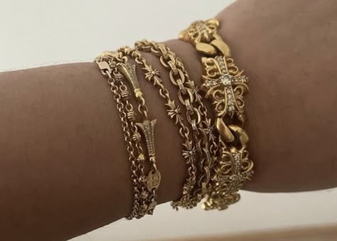 Evry Jewels, Dope Jewelry Accessories, Wrist Jewelry, Jewelry Accessories Ideas, Dope Jewelry, Jewelry Fashion Trends, Classy Jewelry, Funky Jewelry, Stacked Jewelry