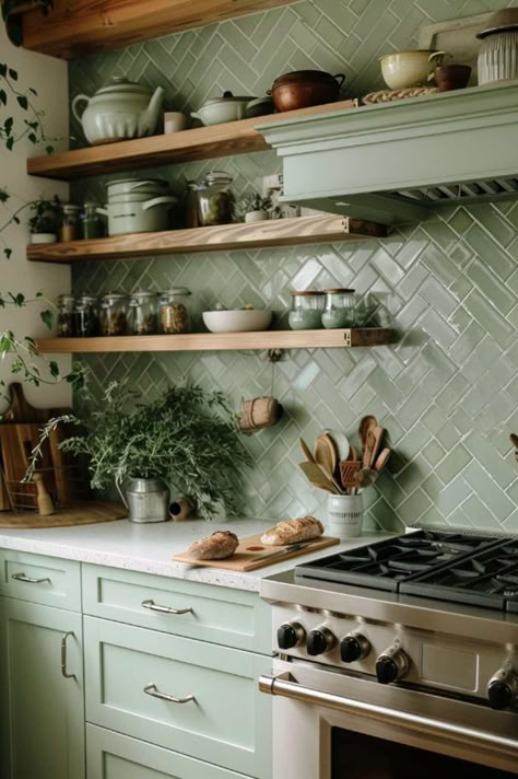 22 Herringbone Backsplash Subway Tile Ideas for a Stylish Kitchen