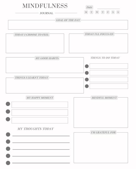 Free Printable Journal Sheets | Customizable Journaling Templates | Vibrant Studio Art Daily Journal Layout Free Printables, Journal Worksheets Free Printable, Gratitude Journal Prompts Free Printable, Self Improvement Journal Template, Editable Planner Templates Free, Bullet Journal Templates Layout, Journaling Templates Printable Free, Ipad Journal Template Free, Digital Planner Pages Free