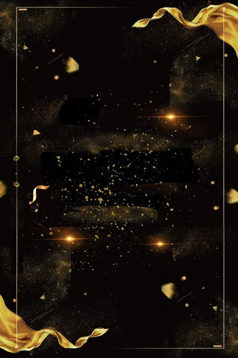 Gold Streamers Black Gold Background Black And Golden Background, Gold Streamers, Black And Gold Background, Gold And Black Background, Gold Design Background, Gold Glitter Background, Golden Background, Light Background Images, Simple Background Images